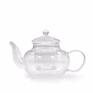 Glass Infuser Teapot – Round Pearl – 400ml | www.artisan-gifts.co.uk 1