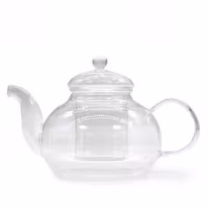 Glass Infuser Teapot – Round Pearl – 800ml | www.artisan-gifts.co.uk 1