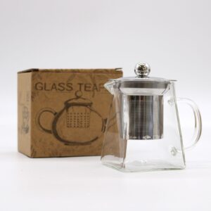 Glass Infuser Teapot – Tower Shape – 350ml | www.artisan-gifts.co.uk 1