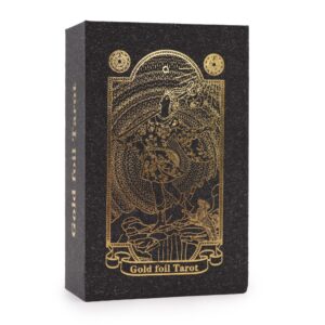 Gold Foil Tarot Set with Book – Gift Box | www.artisan-gifts.co.uk 1