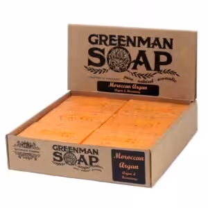 Greenman Soap Slice 100g – Moroccan Argan | www.artisan-gifts.co.uk 1