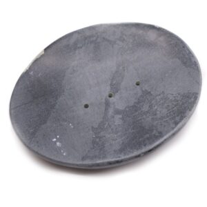 Grey Soapstone Soap Dish 10x12cm- Classic Oval | www.artisan-gifts.co.uk 1