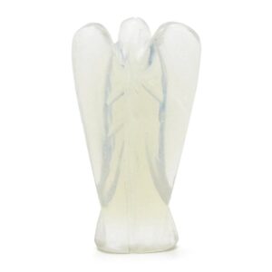 Hand Carved Gemstone Angel – Opalite | www.artisan-gifts.co.uk 1