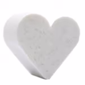Heart Guest Soap – Coconut | www.artisan-gifts.co.uk 1