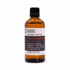 Heighten Awareness Massage Oil – 100ml | www.artisan-gifts.co.uk 1
