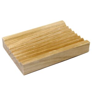 Hemu Wood Soap Dish – Groovy | www.artisan-gifts.co.uk 1