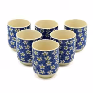 Herbal Tea Cups – Blue Daisey | www.artisan-gifts.co.uk 1