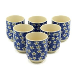 Herbal Tea Cups – Blue Daisey | www.artisan-gifts.co.uk 1