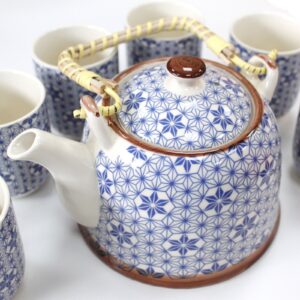Herbal Teapot Set – Blue Star | www.artisan-gifts.co.uk 1
