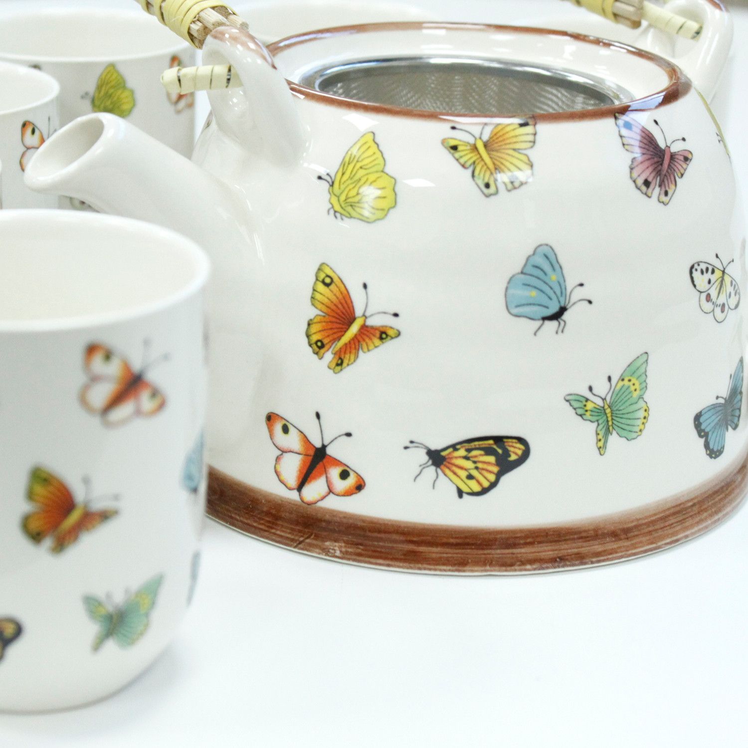 Herbal Teapot Set – Butterflies | www.artisan-gifts.co.uk 3 Herbal Teapot Set – Butterflies | www.artisan-gifts.co.uk 2
