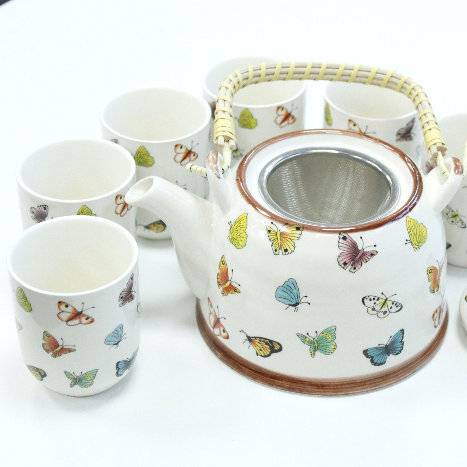 Herbal Teapot Set – Butterflies | www.artisan-gifts.co.uk 2 Herbal Teapot Set – Butterflies | www.artisan-gifts.co.uk 1