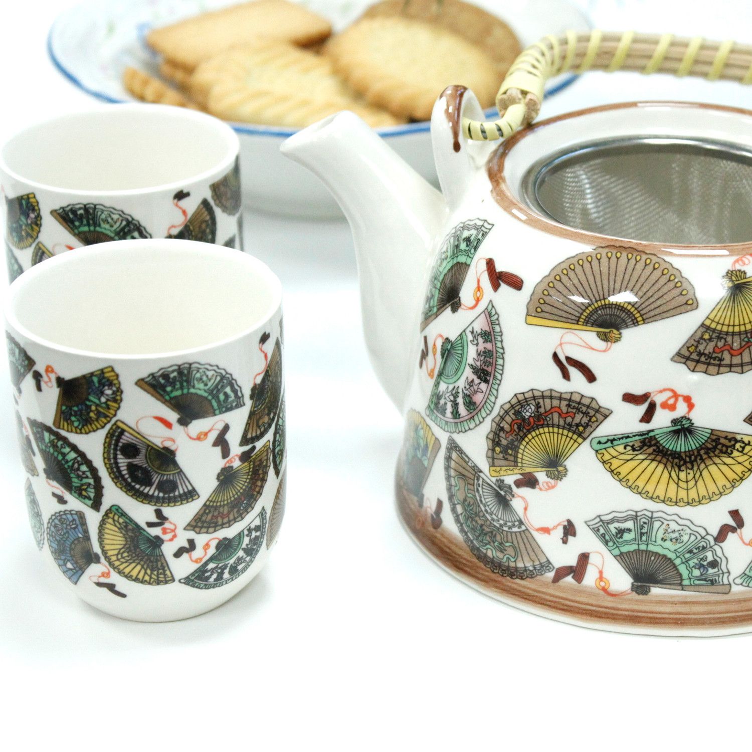 Herbal Teapot Set – China Fans | www.artisan-gifts.co.uk 7 Herbal Teapot Set – China Fans | www.artisan-gifts.co.uk 6