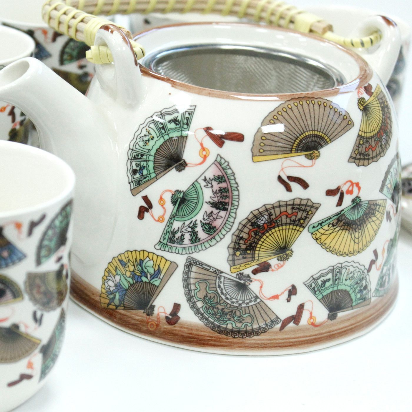 Herbal Teapot Set – China Fans | www.artisan-gifts.co.uk 4 Herbal Teapot Set – China Fans | www.artisan-gifts.co.uk 3