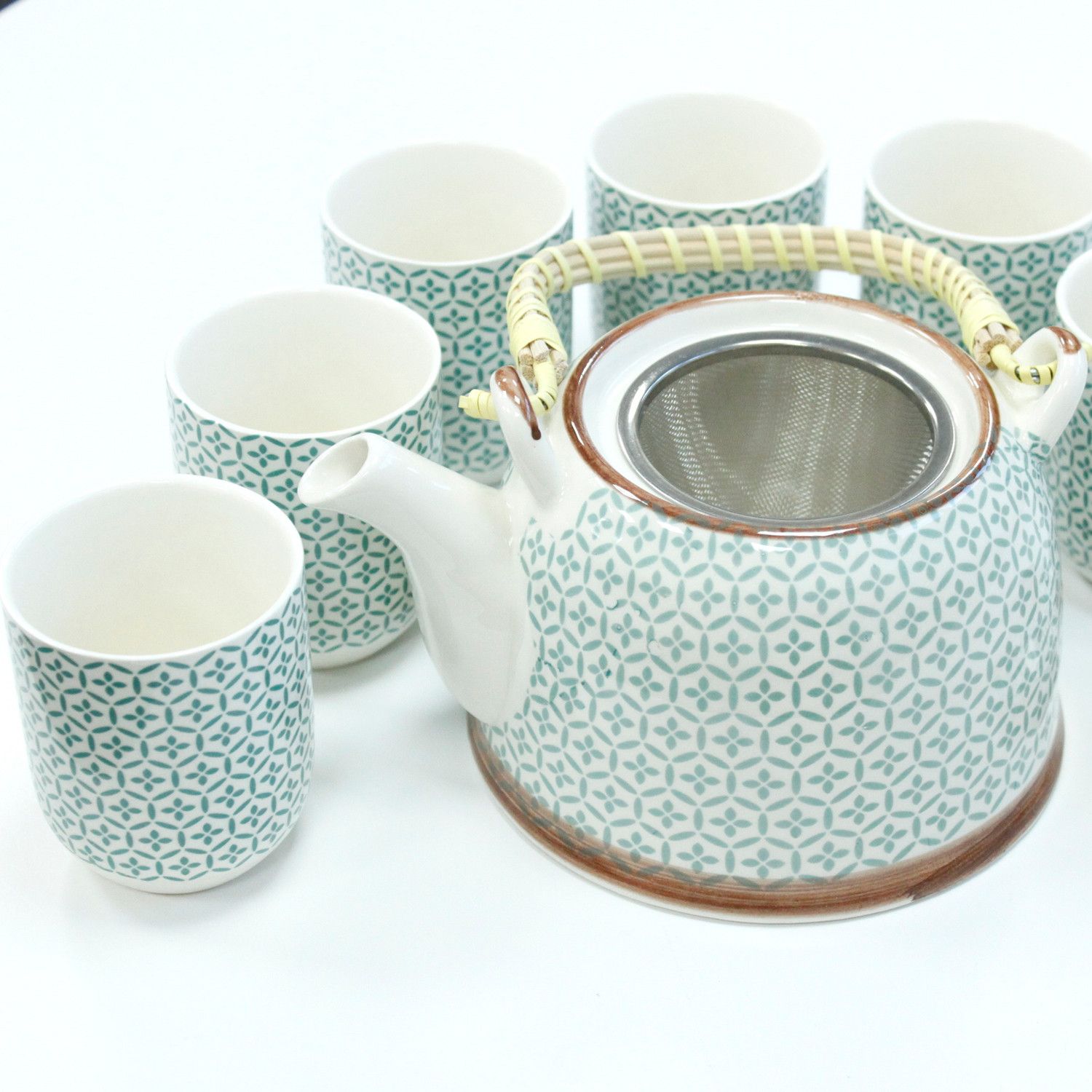 Herbal Teapot Set – Green Mosaic | www.artisan-gifts.co.uk 2 Herbal Teapot Set – Green Mosaic | www.artisan-gifts.co.uk 1