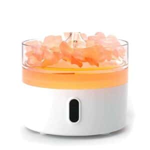 Himalayan Salt  Aroma Diffuser – Night Light – USB-C – Flame Effect ( salt included) | www.artisan-gifts.co.uk 1