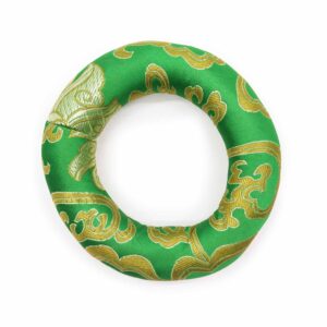 Hoop Cushion 10cm (for 12-14cm Singing Bowl) – Green | www.artisan-gifts.co.uk 1