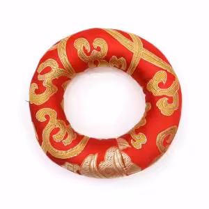 Hoop Cushion 10cm (for 12-14cm Singing Bowl) – Red | www.artisan-gifts.co.uk 1