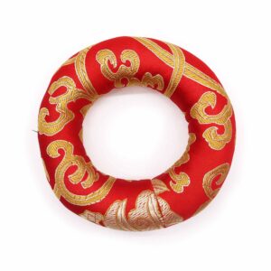 Hoop Cushion 10cm (for 12-14cm Singing Bowl) – Red | www.artisan-gifts.co.uk 1