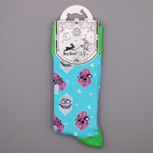 Hop Hare Bamboo Socks M/L – Lucky Gemstones | www.artisan-gifts.co.uk 1