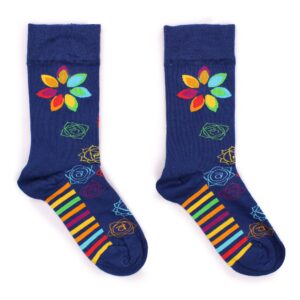 Hop Hare Bamboo Socks M/L – Rainbow Chakra | www.artisan-gifts.co.uk