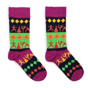 Hop Hare Bamboo Socks M/L – Yoga Poses | www.artisan-gifts.co.uk 1