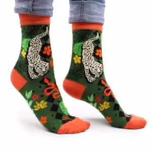 Hop Hare Bamboo Socks S/M – Bali Jungle | www.artisan-gifts.co.uk 1