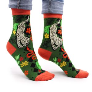Hop Hare Bamboo Socks S/M – Bali Jungle | www.artisan-gifts.co.uk 1