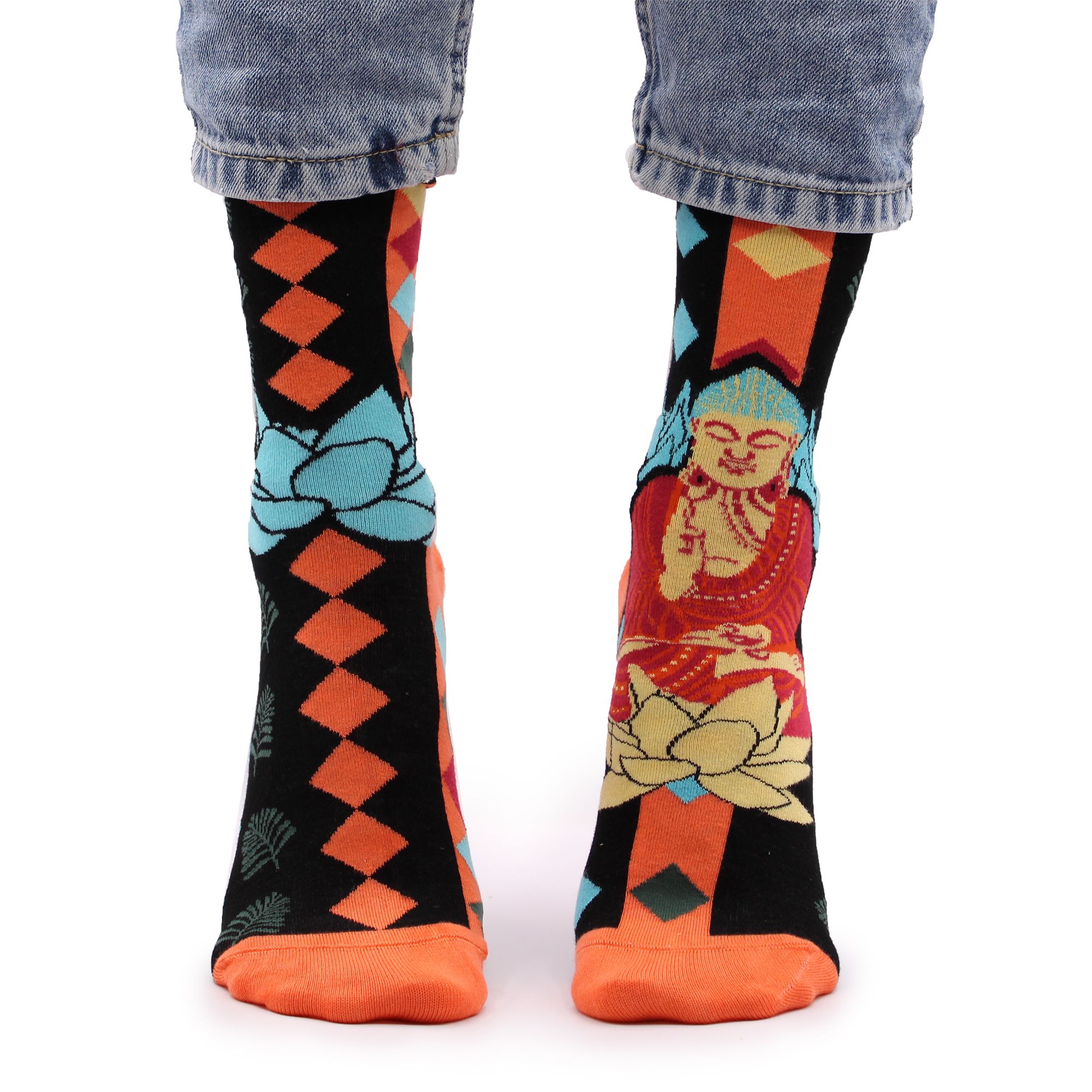 Hop Hare Bamboo Socks S/M – Blue Buddha & Lotus | www.artisan-gifts.co.uk 2 Hop Hare Bamboo Socks S/M – Blue Buddha & Lotus | www.artisan-gifts.co.uk 1