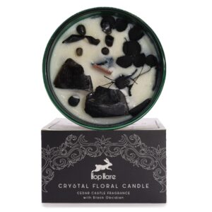Hop Hare Crystal Magic Flower Candle – The Knight of Swords | www.artisan-gifts.co.uk 1