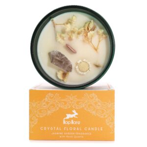 Hop Hare Crystal Magic Flower Candle – The Lion | www.artisan-gifts.co.uk 1