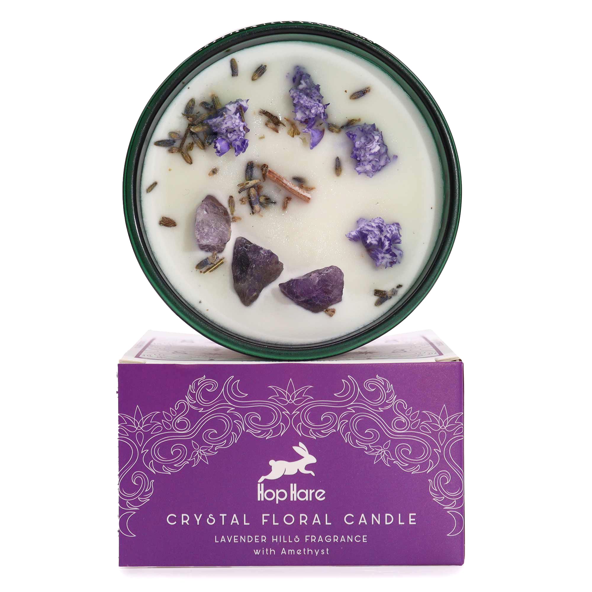Hop Hare Crystal Magic Flower Candle – The Moon | www.artisan-gifts.co.uk 2 Hop Hare Crystal Magic Flower Candle – The Moon | www.artisan-gifts.co.uk 1
