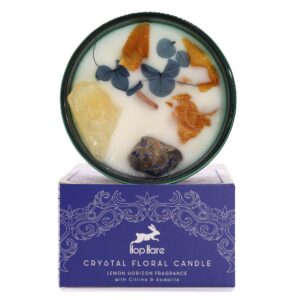 Hop Hare Crystal Magic Flower Candle – The Sun | www.artisan-gifts.co.uk 1