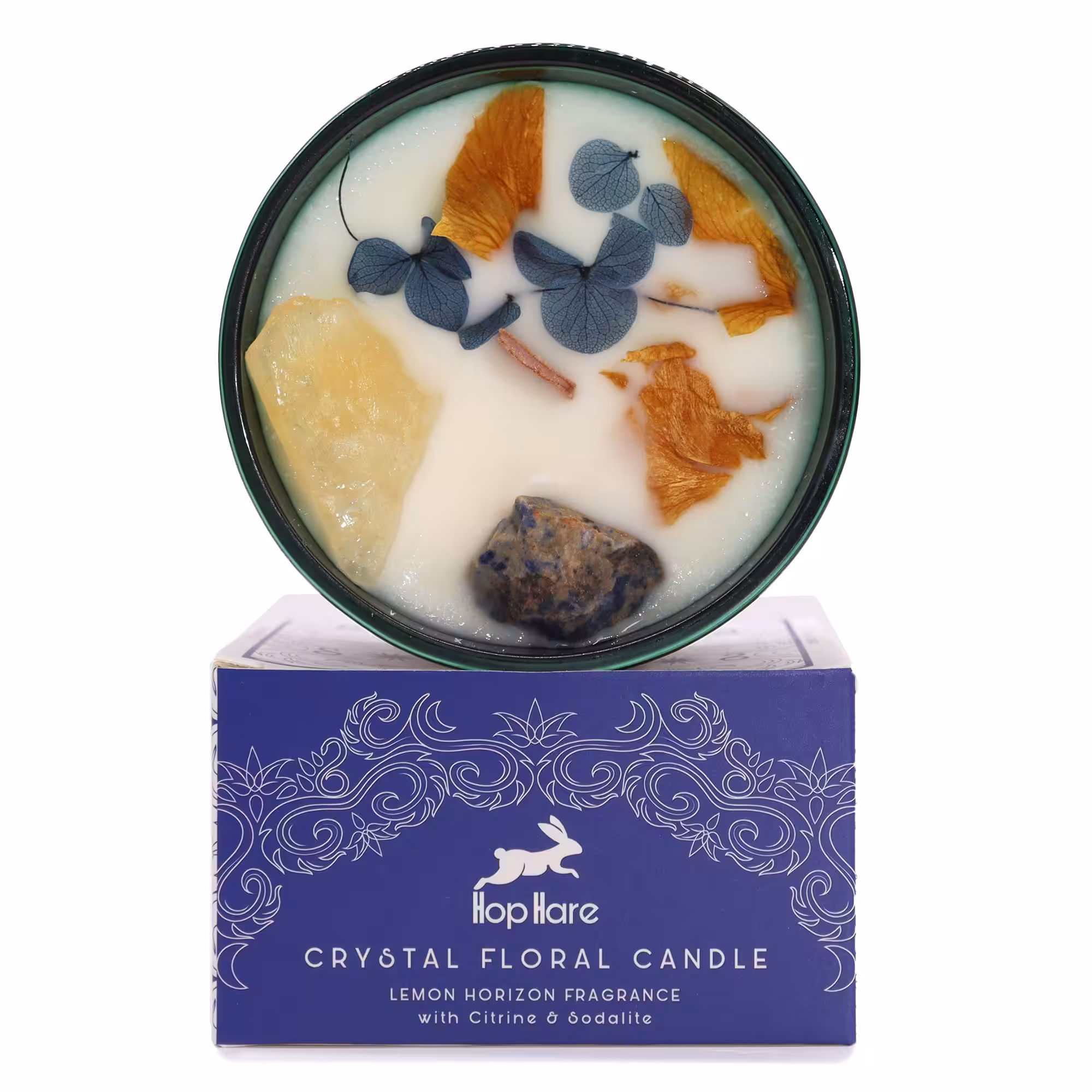 Hop Hare Crystal Magic Flower Candle – The Sun | www.artisan-gifts.co.uk 2 Hop Hare Crystal Magic Flower Candle – The Sun | www.artisan-gifts.co.uk 1