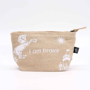 Hop Hare Pouch – I am Brave | www.artisan-gifts.co.uk 1