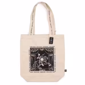 Hop Hare Tote Bag – I am Brave | www.artisan-gifts.co.uk 1