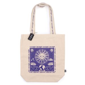 Hop Hare Tote Bag – I am Bright | www.artisan-gifts.co.uk 1
