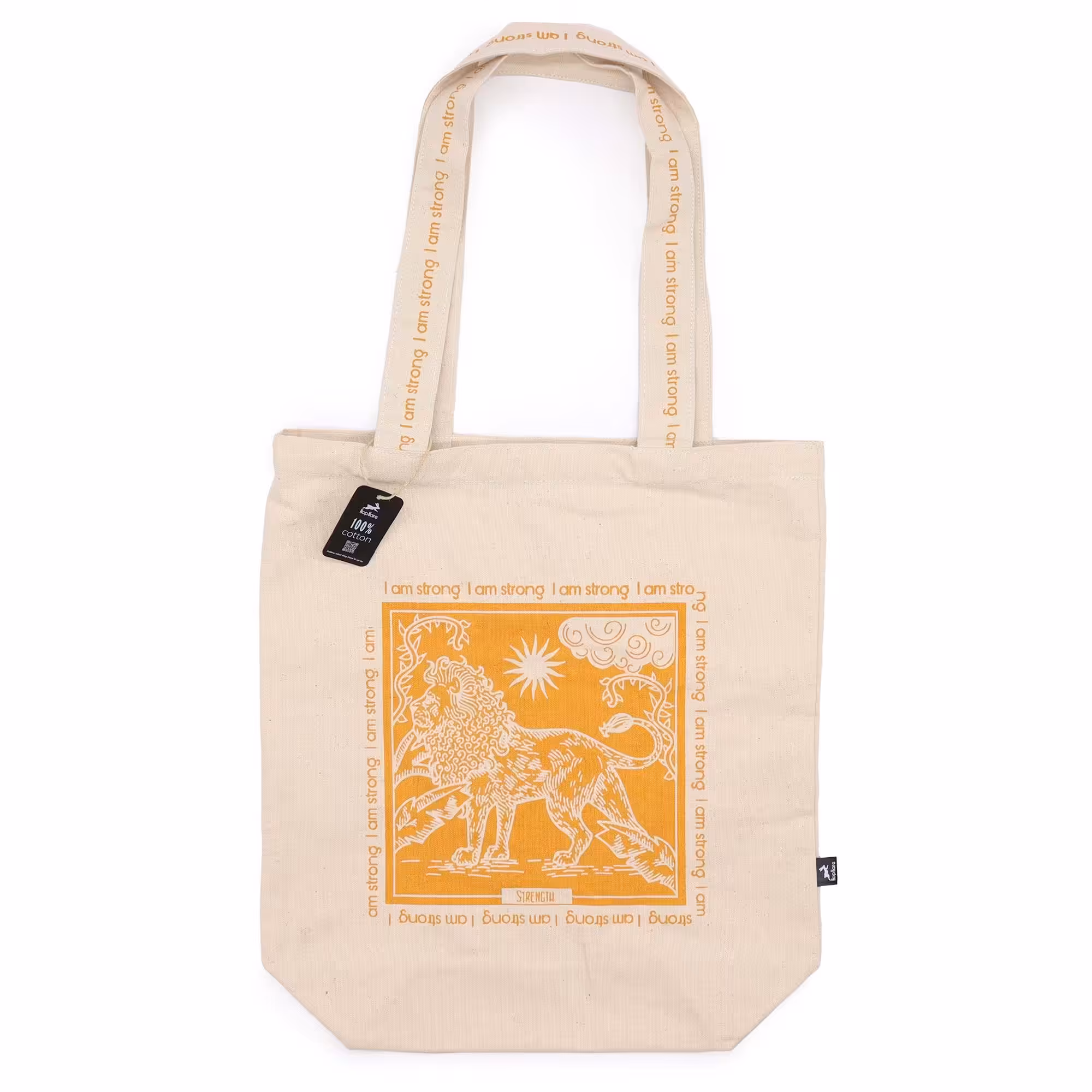 Hop Hare Tote Bag – I am Strong | www.artisan-gifts.co.uk 2 Hop Hare Tote Bag – I am Strong | www.artisan-gifts.co.uk 1