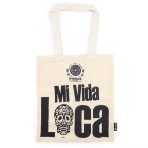 Iconic Basic Tote Bag – Mi Vida Loca – Natural 4oz | www.artisan-gifts.co.uk 1
