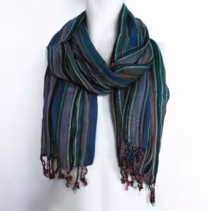 Indian Boho Scarves – 22x72cm – Random Purples | www.artisan-gifts.co.uk 1