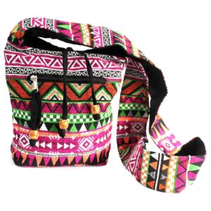 Jacquard Bag – Pink Sling Bag | www.artisan-gifts.co.uk 1