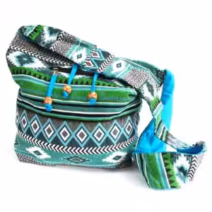 Jacquard Bag – Teal Student Bag | www.artisan-gifts.co.uk 1