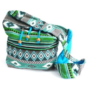 Jacquard Bag – Teal Student Bag | www.artisan-gifts.co.uk 1