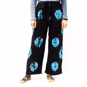 Japanese Style Lounge Pants – Med -Black, Blue | www.artisan-gifts.co.uk 1