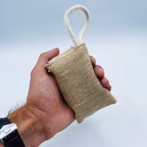 Jute Scrub Soap Pouch – Natural | www.artisan-gifts.co.uk 1