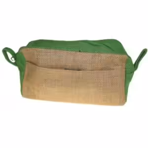Jute Toiletry Bag – Natural & Green | www.artisan-gifts.co.uk Jute Toiletry Bag – Natural & Green | www.artisan-gifts.co.uk