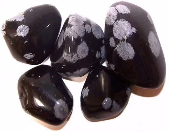 L Tumble Stones – Obsidian Snowflake | www.artisan-gifts.co.uk 2 L Tumble Stones – Obsidian Snowflake | www.artisan-gifts.co.uk 1