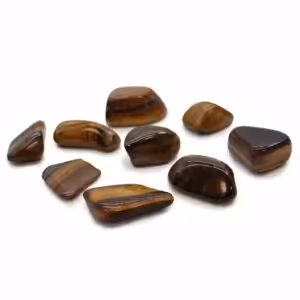 L Tumble Stones – Tiger Eye – Gold | www.artisan-gifts.co.uk 1