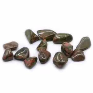 L Tumble Stones – Unakite | www.artisan-gifts.co.uk