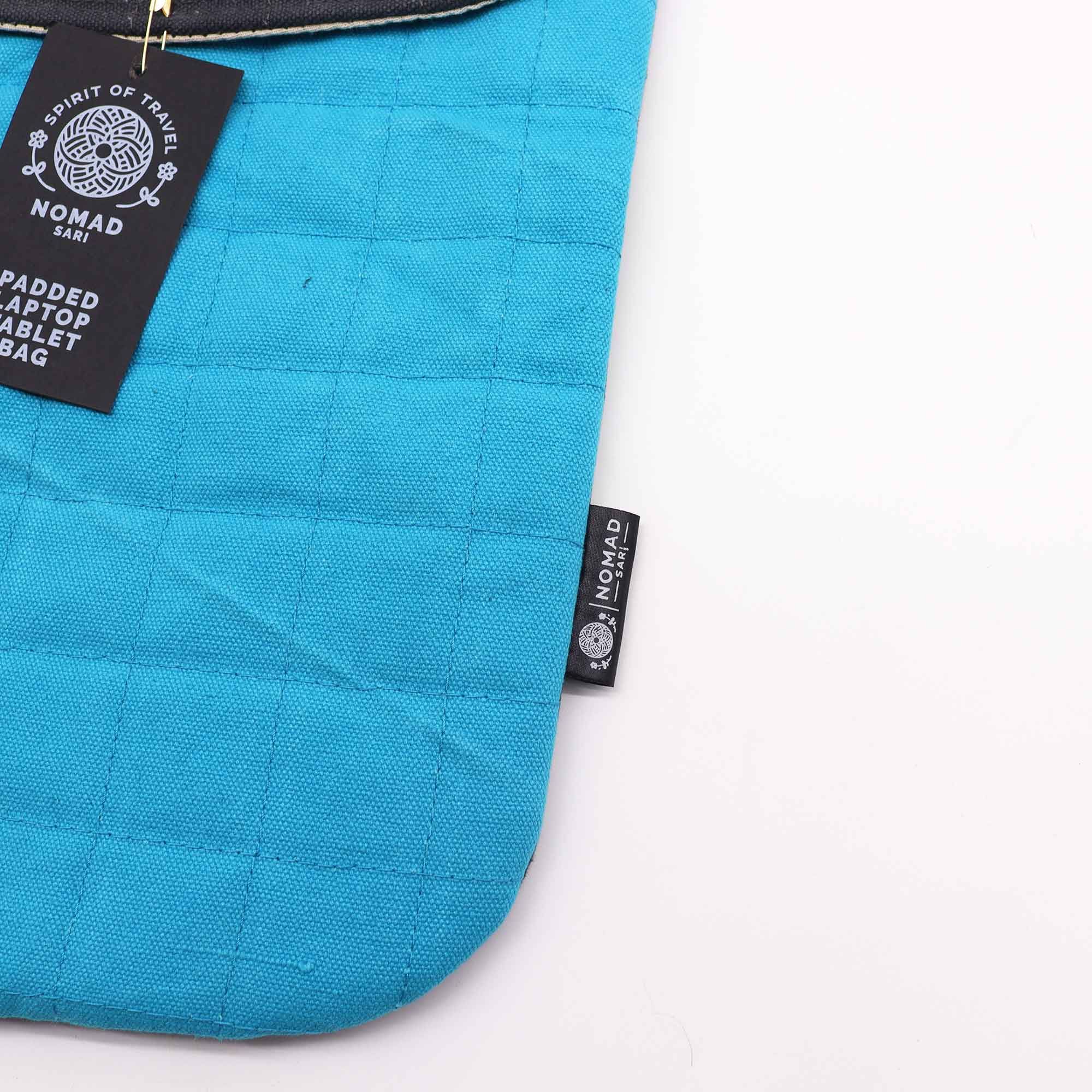Laptop Padded Pouch – Terrific Turquoise – 14oz Stonewash | www.artisan-gifts.co.uk 3 Laptop Padded Pouch – Terrific Turquoise – 14oz Stonewash | www.artisan-gifts.co.uk 2