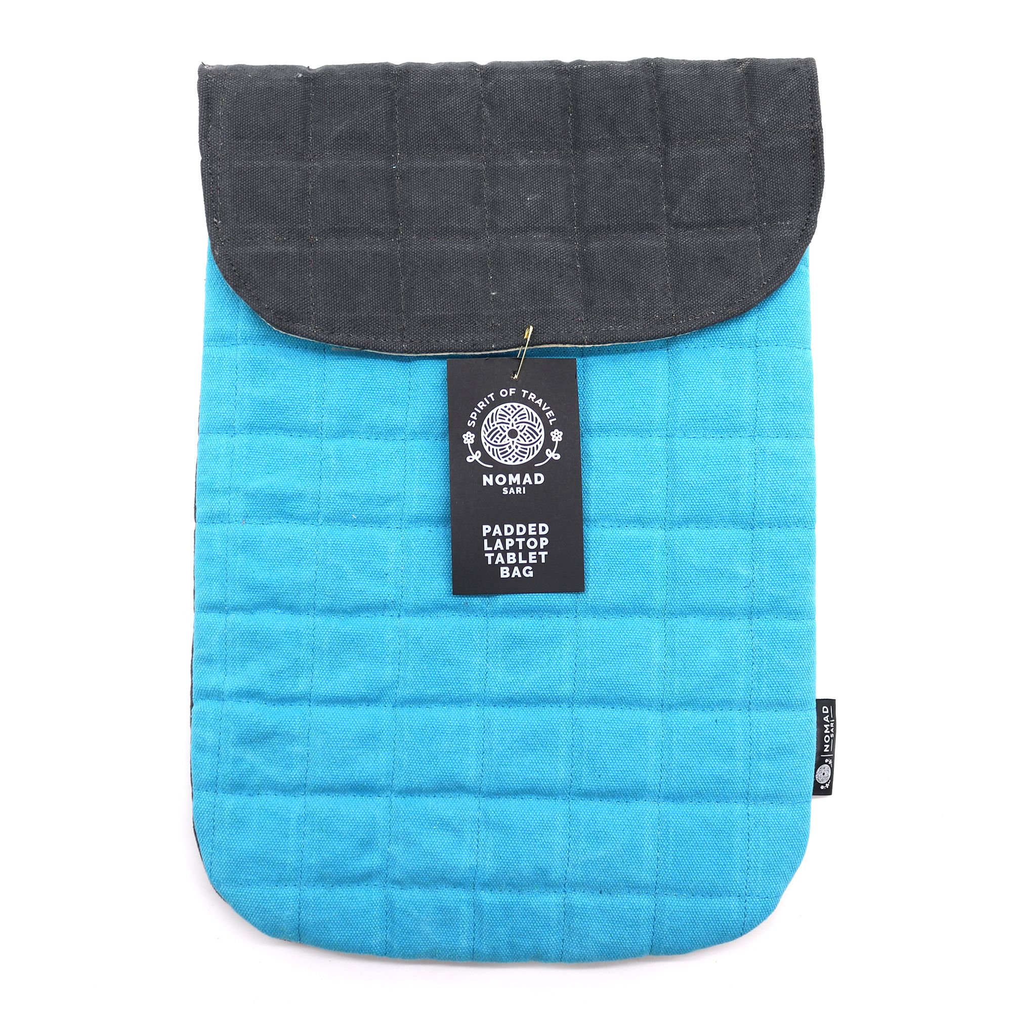 Laptop Padded Pouch – Terrific Turquoise – 14oz Stonewash | www.artisan-gifts.co.uk 2 Laptop Padded Pouch – Terrific Turquoise – 14oz Stonewash | www.artisan-gifts.co.uk 1